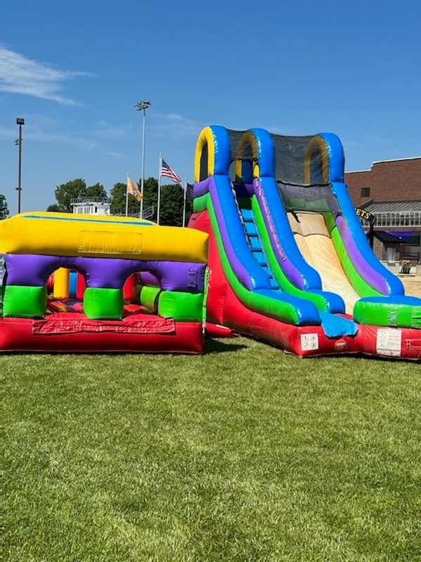 inflated bounce house