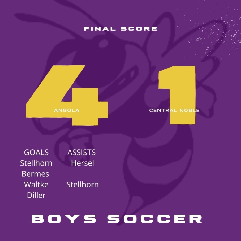 Boys soccer score