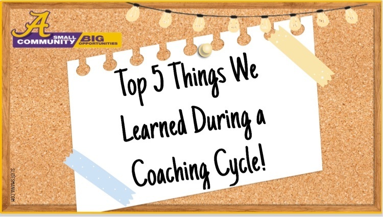 Top 5 Things We Learned During a Coaching Cycle Slide