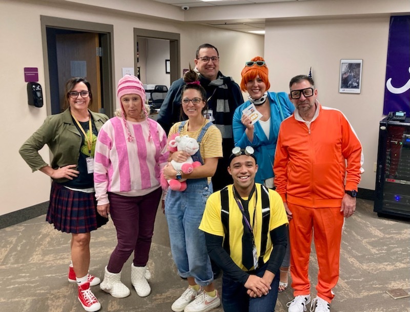 AHS Office Staff as Despicable Me Characters