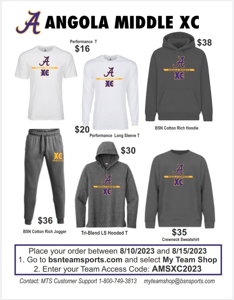 Cross Country Team Store