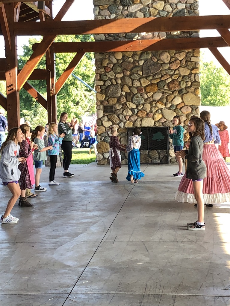 Students explore American History Days.